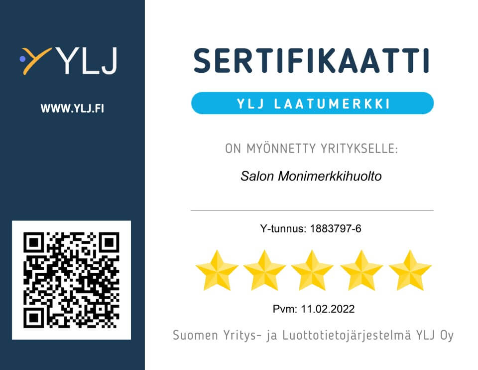 YLJ-sertifikaatti